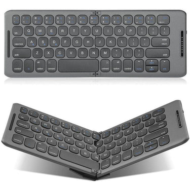 Mini Folding Bluetooth 5.1 Keyboard: Great for working on the move. For Windows, Android, iOS and Mac from NSE Imports #1.